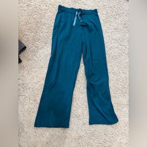 Teal Wide-Leg Women's Sweat Pants